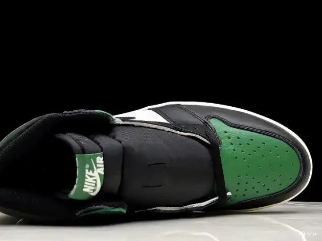 Cheap TBK 1 OG Air High Jordan Sail-Black Green 555088-302 Pine NRG 0507